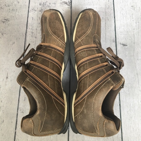Skechers Brown distressed leather Oxford shoes main image 7